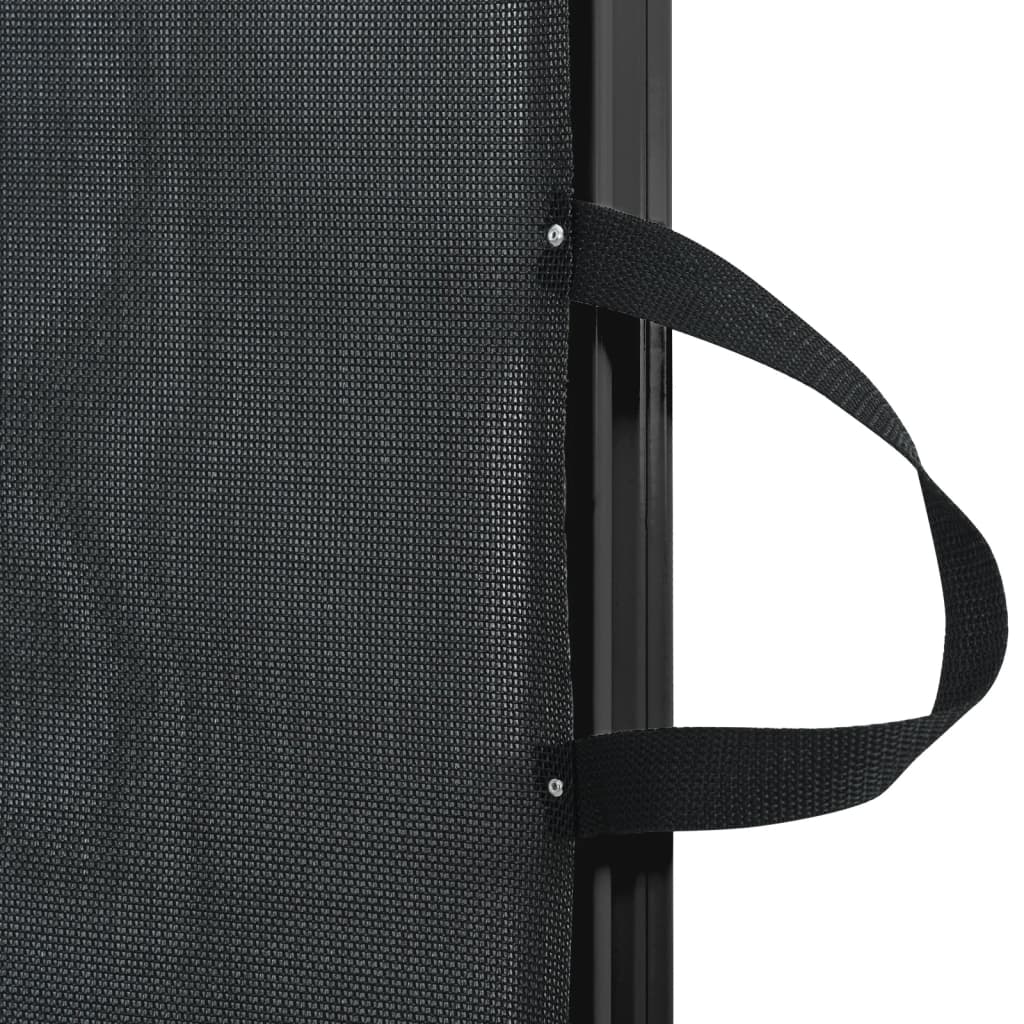 vidaXL Infällbar husdjursgrind svart 117,5x125 cm