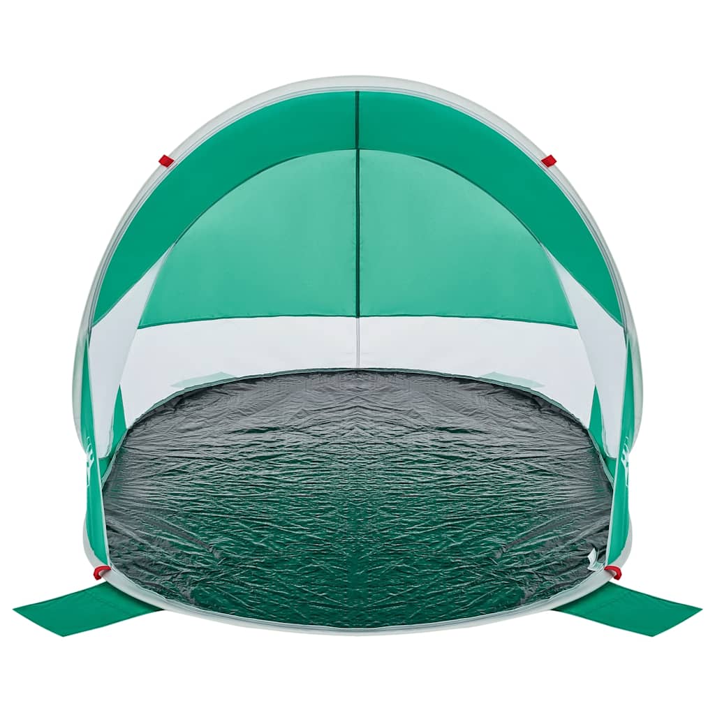 vidaXL Beach Tent Sea Green Pop-up Waterproof Green