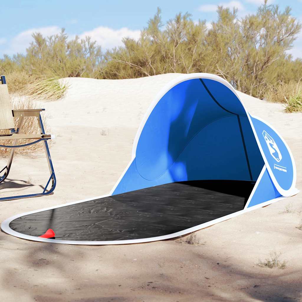 vidaXL Strandtält azurblå pop-up vattentät