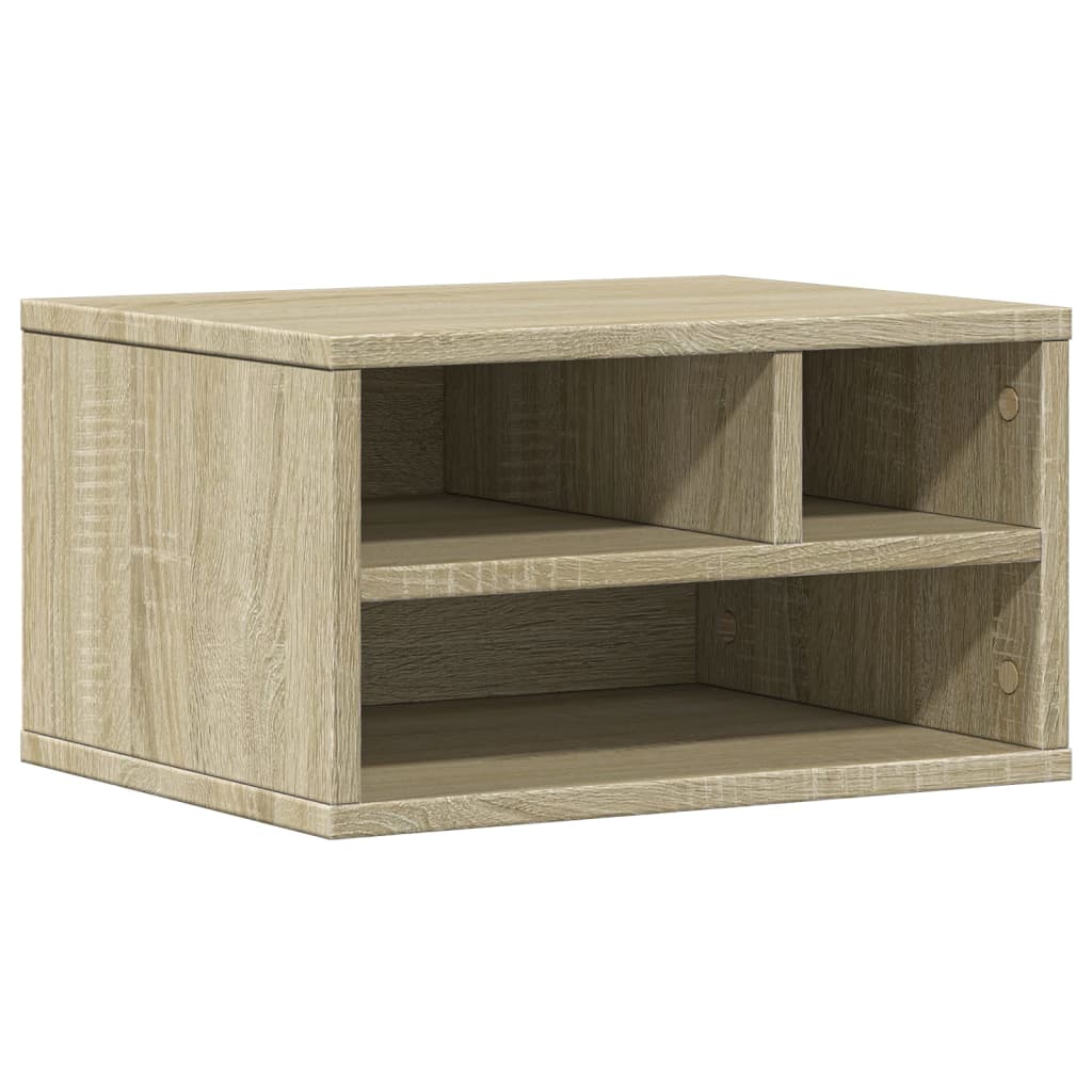 vidaXL Skrivarställ sonoma-ek 40x32x22,5 cm konstruerat trä