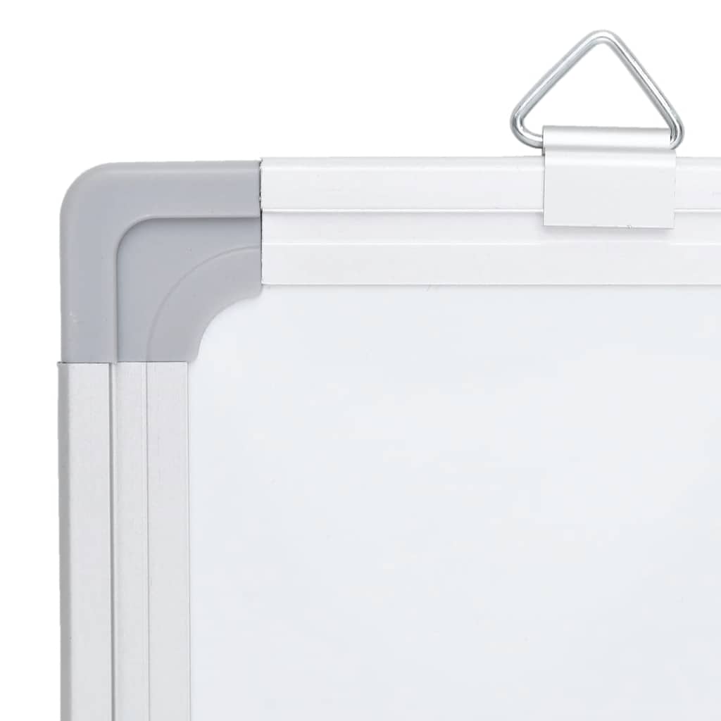 vidaXL Magnetisk whiteboard hopfällbar 150x80x1,7 cm aluminium