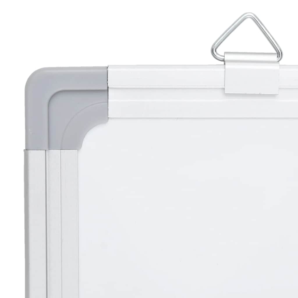 vidaXL Magnetisk whiteboard hopfällbar 180x100x1,7 cm aluminium
