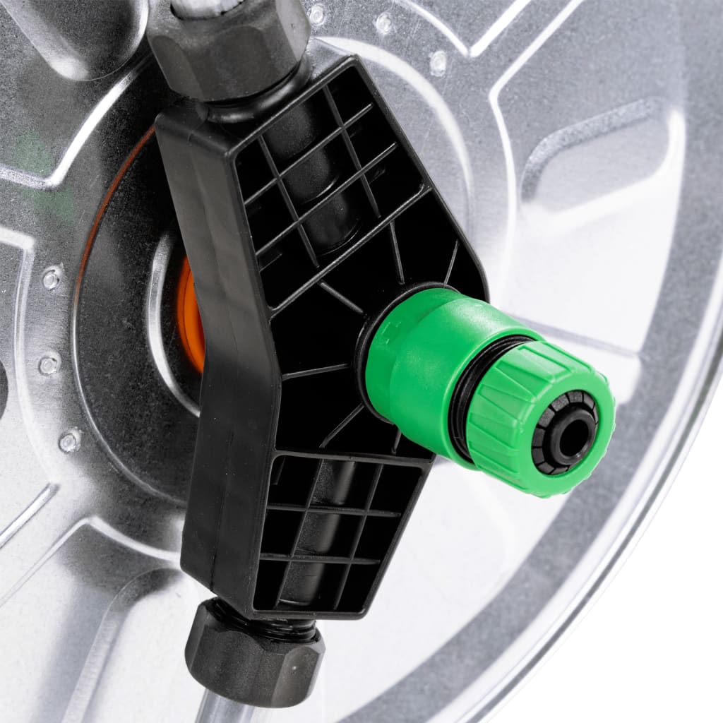 vidaXL Slangvagn för 50m 1/2" eller 35m 3/4" stålslang