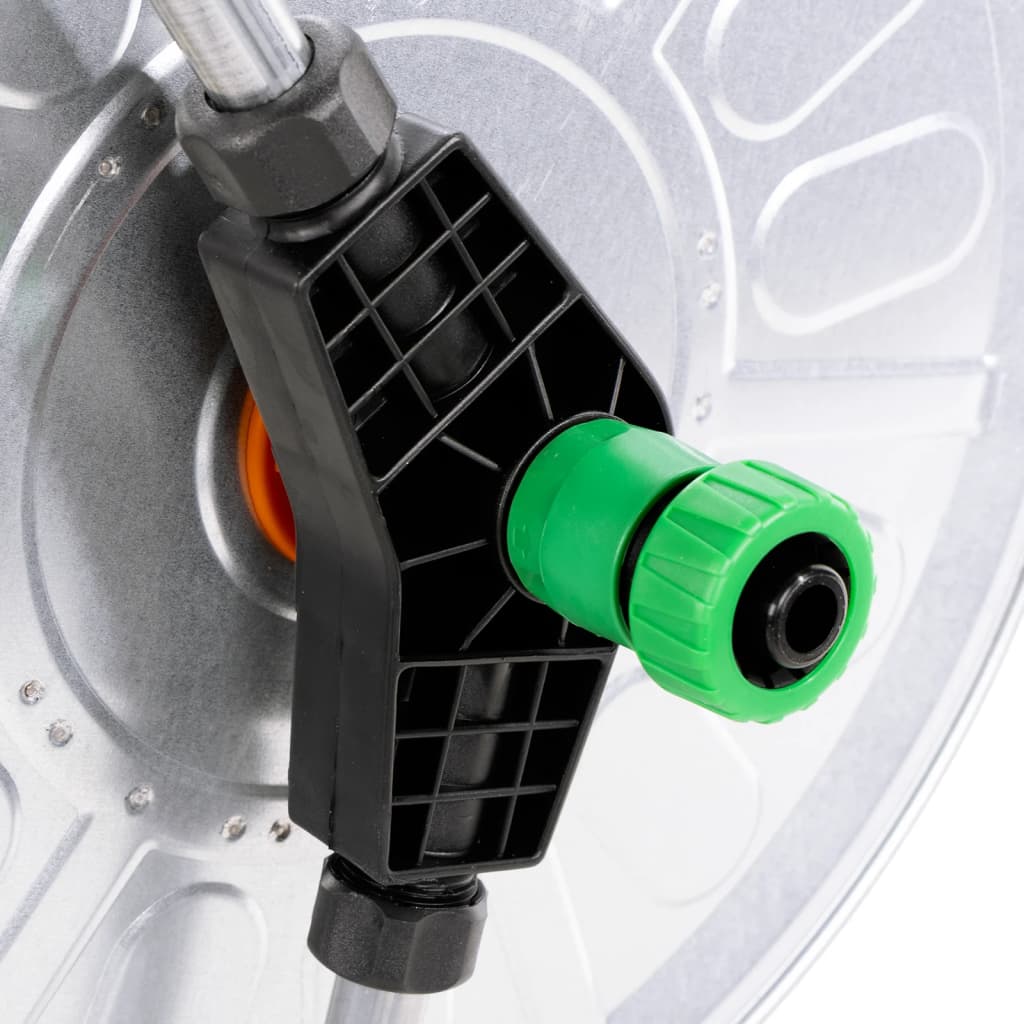 vidaXL Slangvagn för 80 m 1/2" eller 50 m 3/4" stålslang