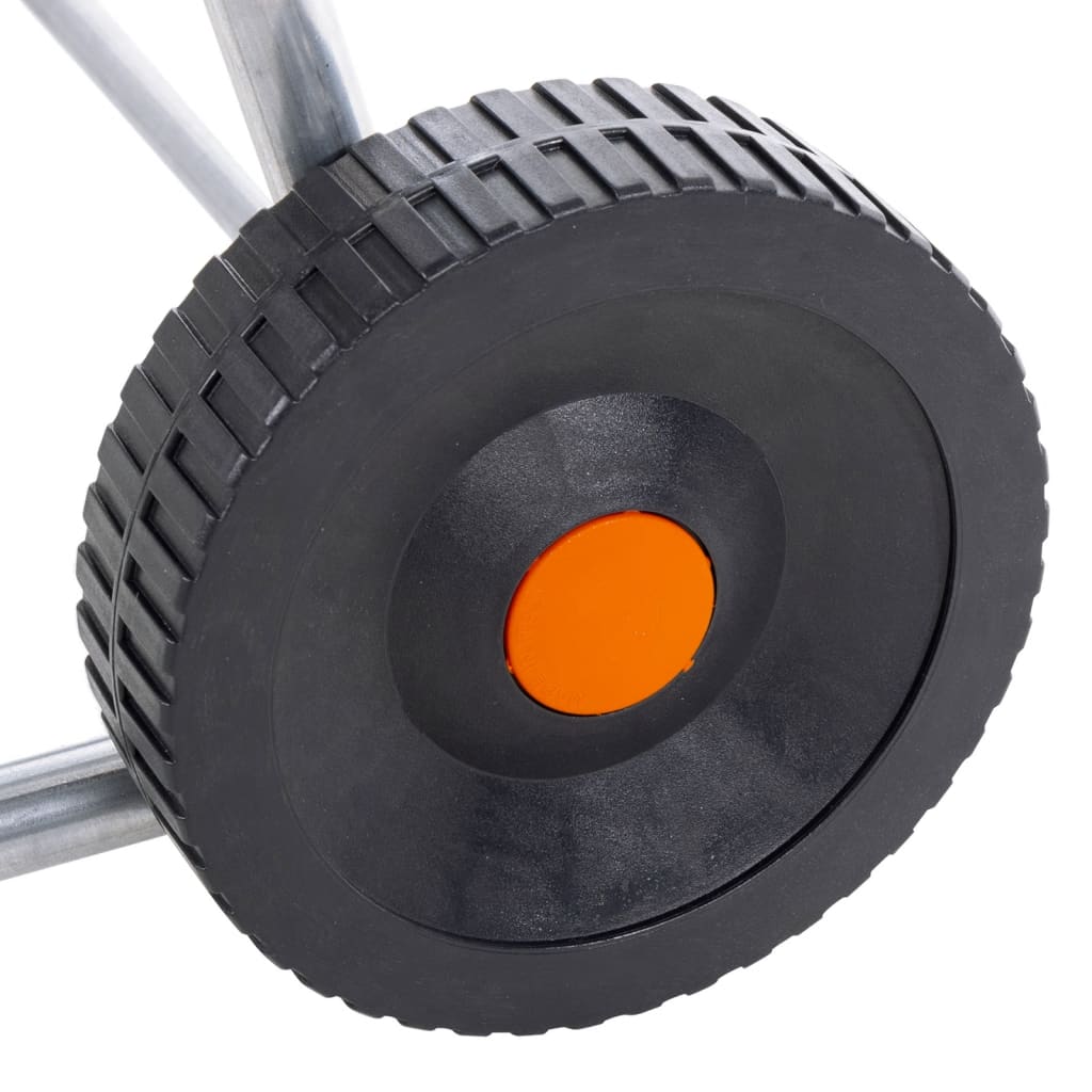 vidaXL Slangvagn för 80 m 1/2" eller 50 m 3/4" stålslang