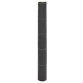 vidaXL Ogräsmatta svart 1x100 m PP