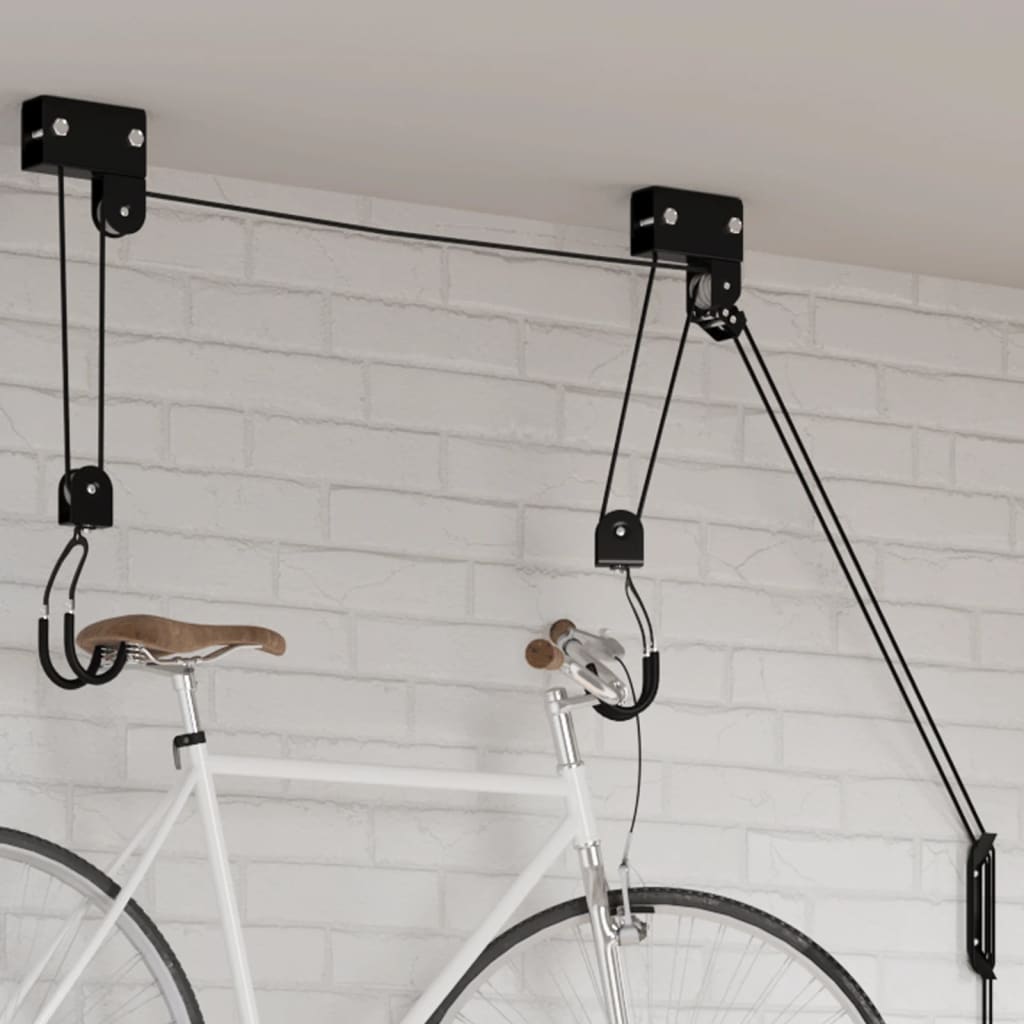 vidaXL Cykellyft med takfäste 57 kg