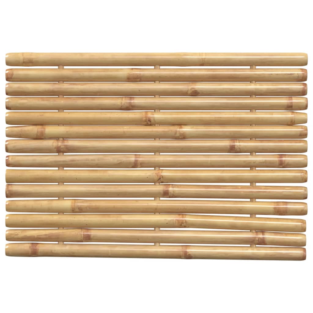 vidaXL Badmattor 2 st 70x50 cm bambu