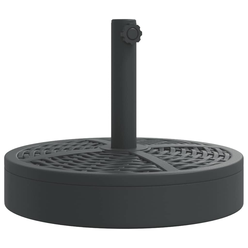 vidaXL Parasollfot för Ø38 / 48 mm stolpar 25 kg rund