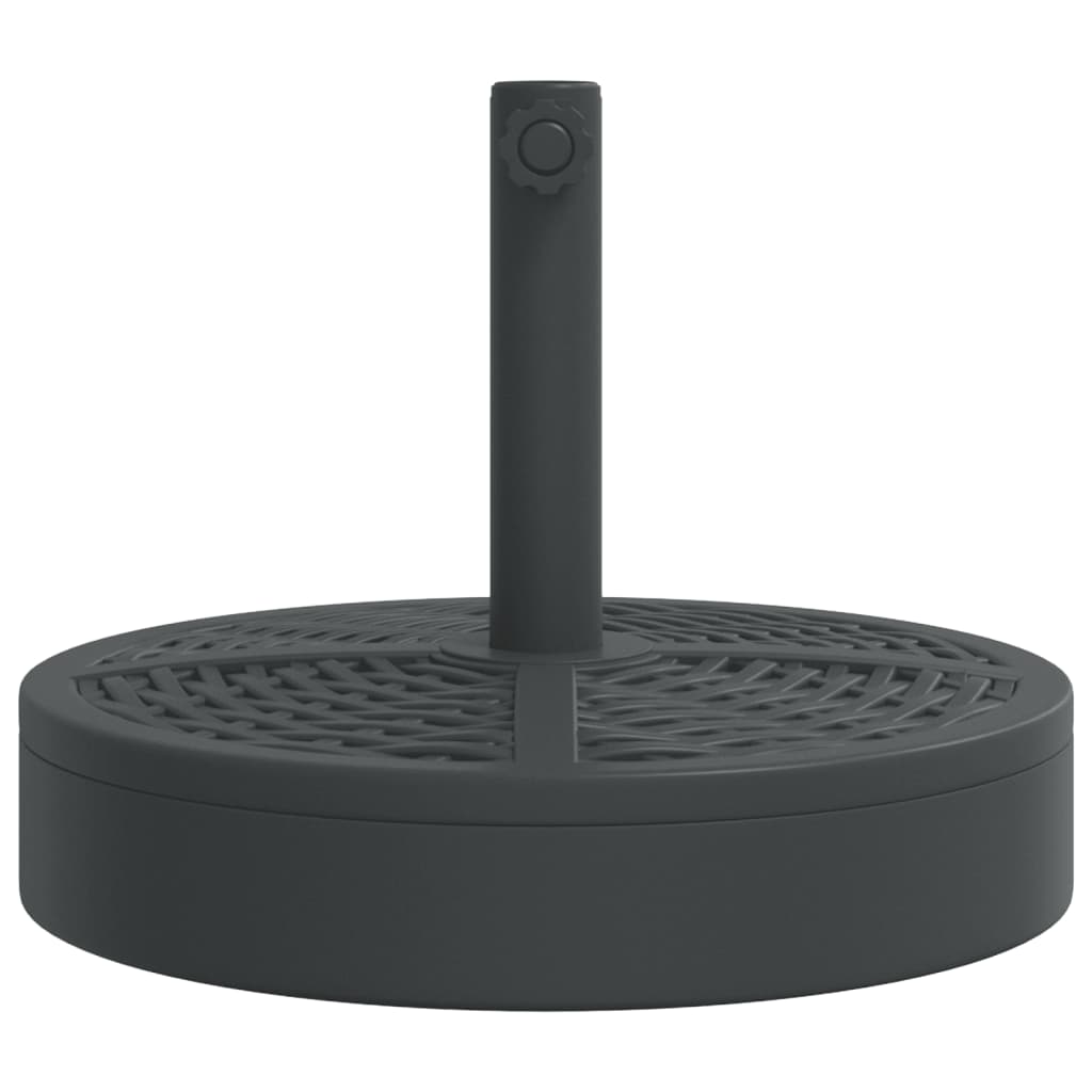 vidaXL Parasollfot för Ø38 / 48 mm stolpar 25 kg rund