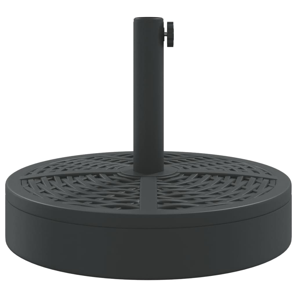 vidaXL Parasollfot för Ø38 / 48 mm stolpar 25 kg rund