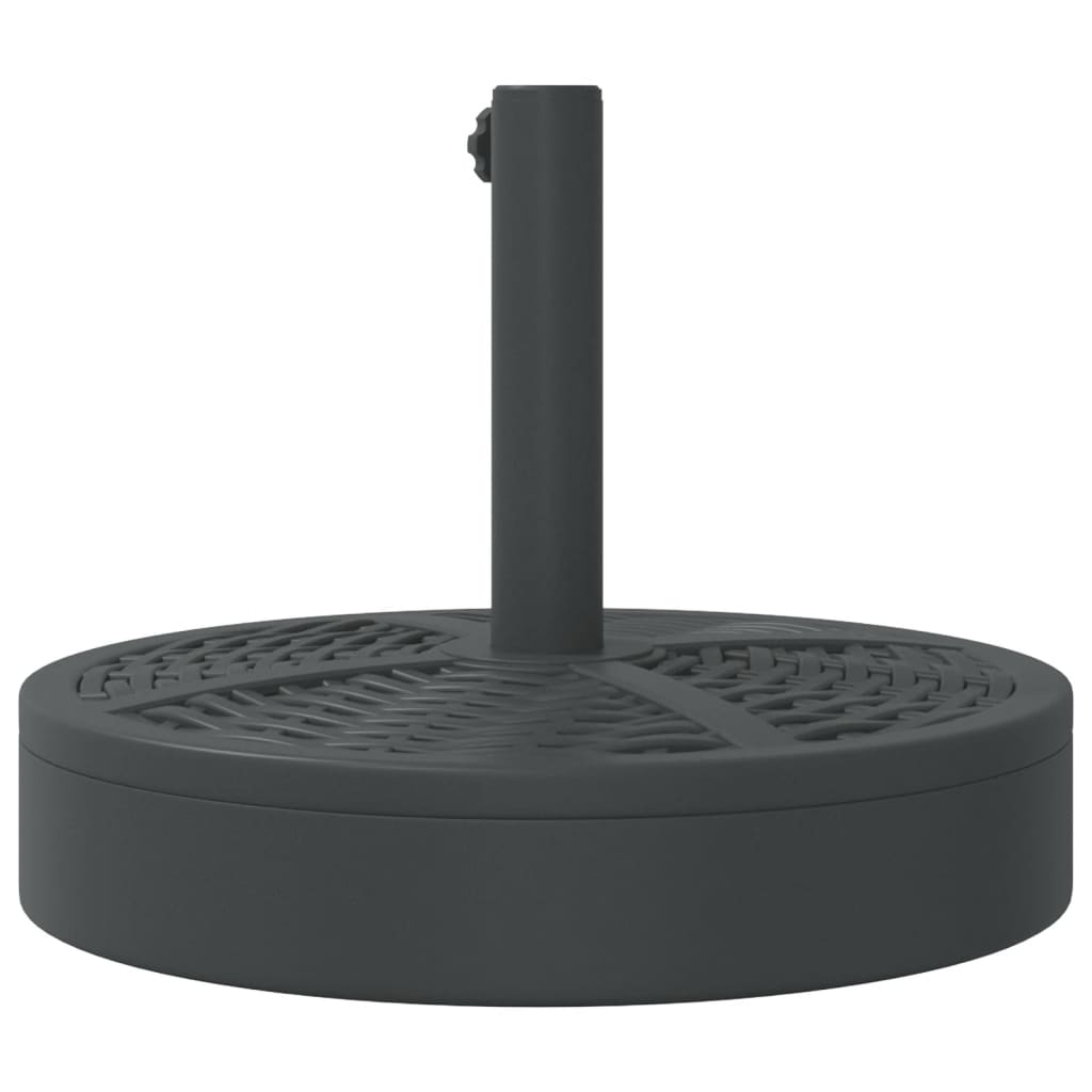 vidaXL Parasollfot för Ø38 / 48 mm stolpar 25 kg rund