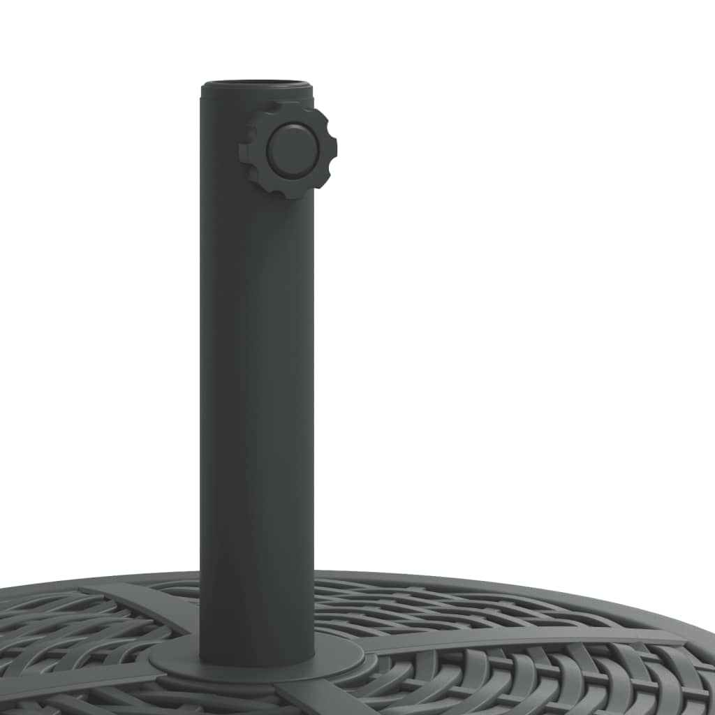 vidaXL Parasollfot för Ø38 / 48 mm stolpar 25 kg rund