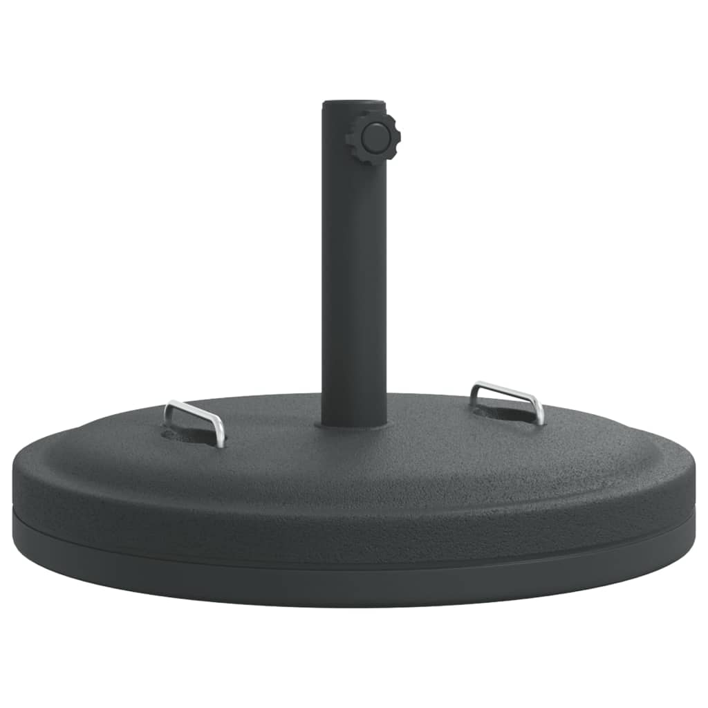 vidaXL Parasollfot med handtag för Ø38 / 48 mm stolpar 25 kg rund
