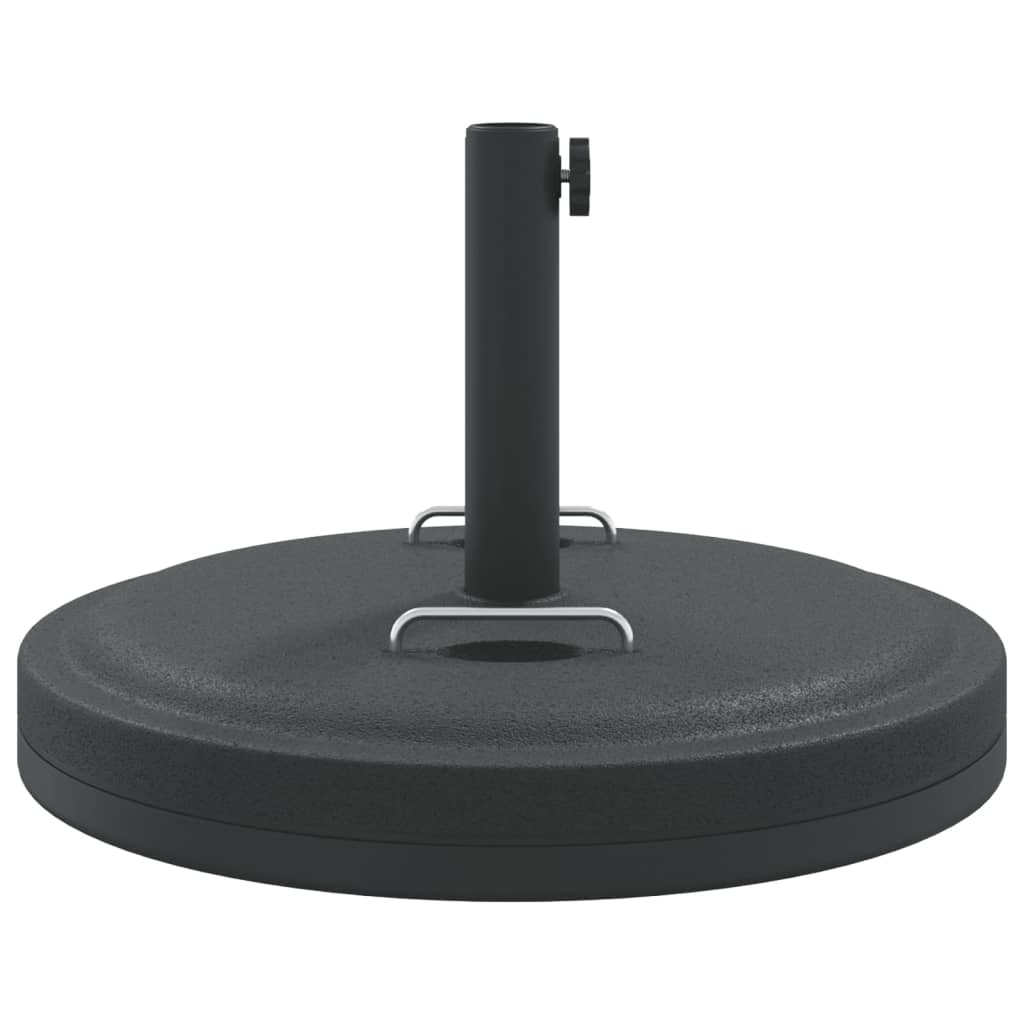 vidaXL Parasollfot med handtag för Ø38 / 48 mm stolpar 25 kg rund