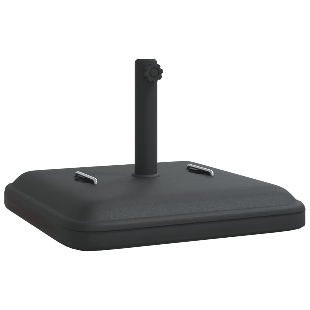 vidaXL Parasollfot med handtag för Ø38 / 48 mm stolpar 27 kg fyrkantig