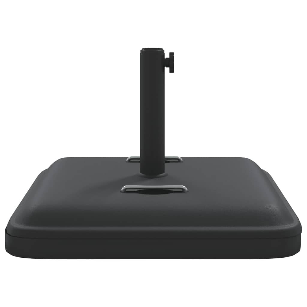 vidaXL Parasollfot med handtag för Ø38 / 48 mm stolpar 27 kg fyrkantig
