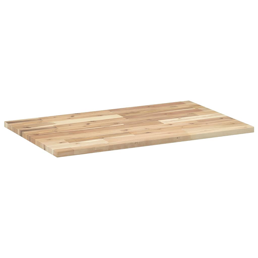 vidaXL Bordsskiva obehandlad 80x50x2 cm massivt akaciaträ