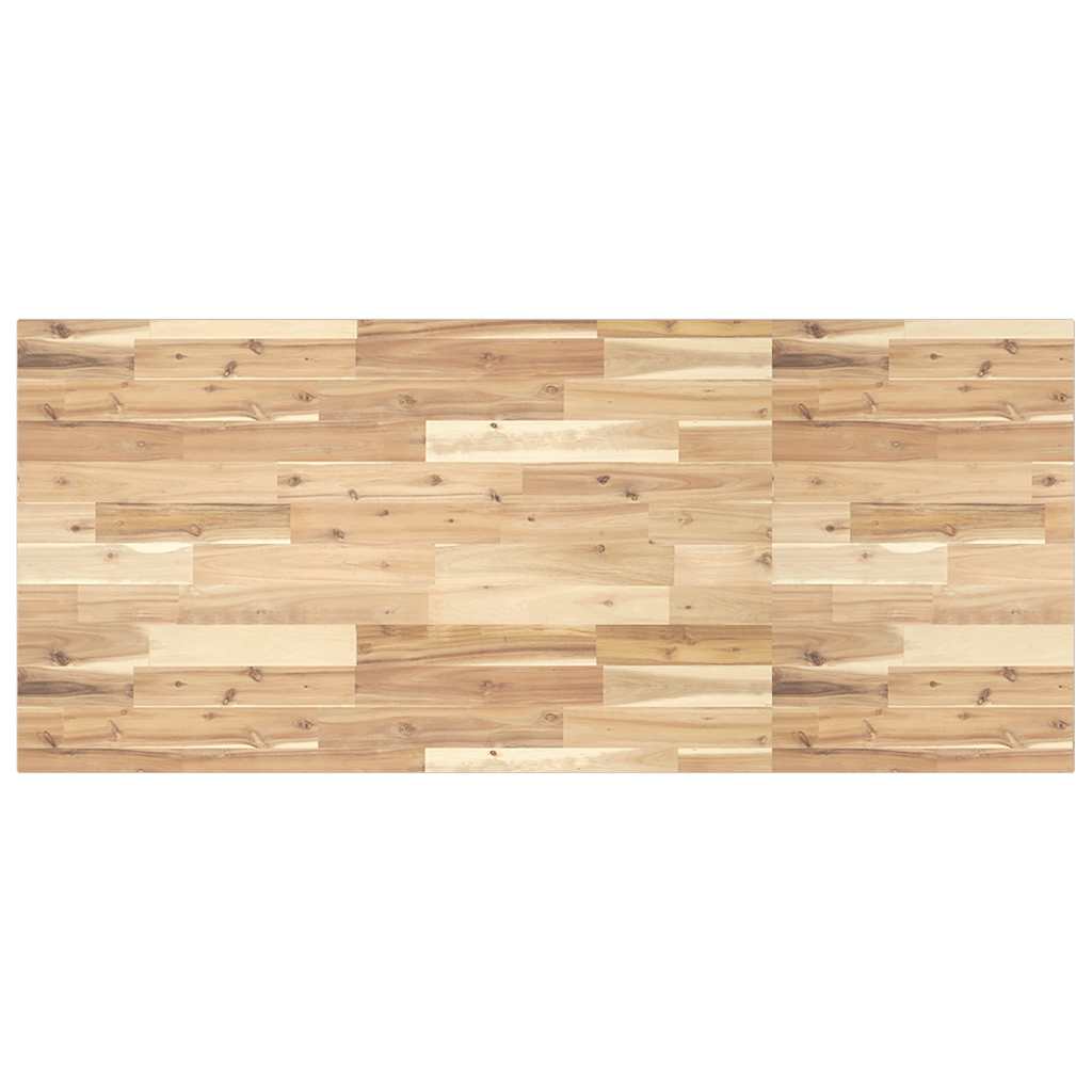 vidaXL Bordsskiva obehandlad 120x60x2 cm massivt akaciaträ