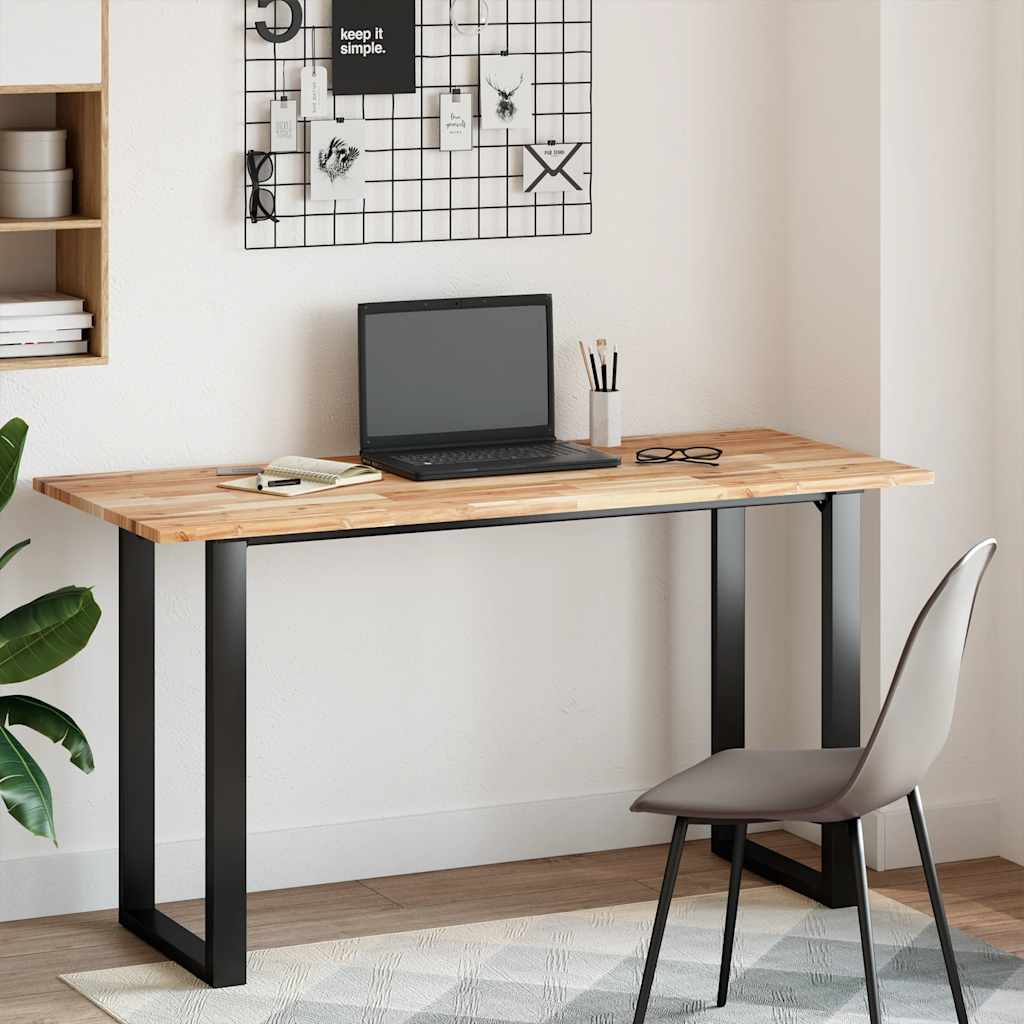 vidaXL Bordsskiva obehandlad 120x60x2 cm massivt akaciaträ