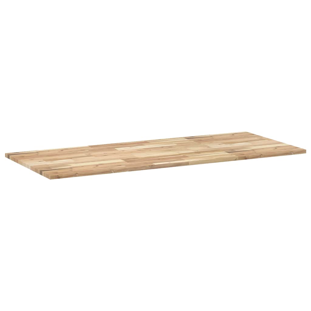 vidaXL Bordsskiva obehandlad 120x60x2 cm massivt akaciaträ