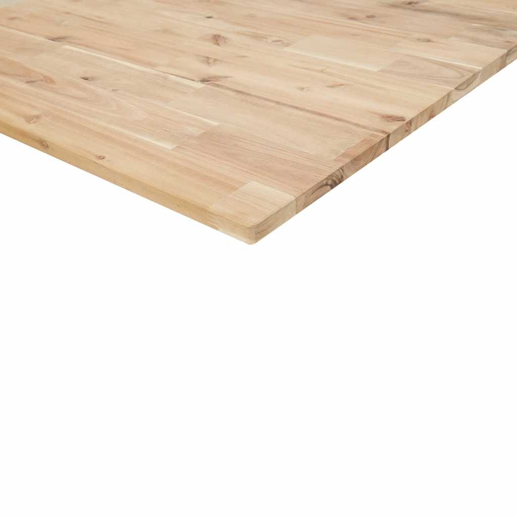 vidaXL Bordsskiva obehandlad 100x80x2 cm massivt akaciaträ