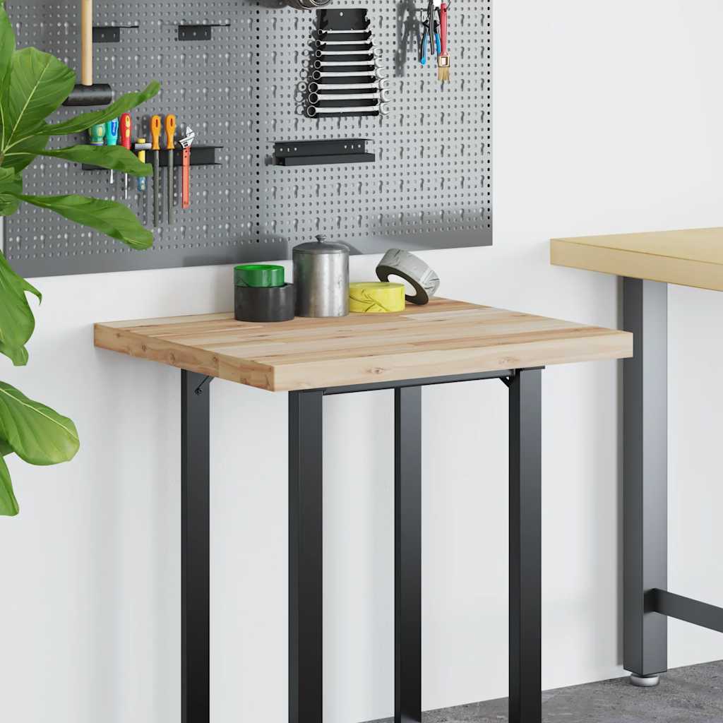 vidaXL Bordsskiva obehandlad 100x60x4 cm massivt akaciaträ