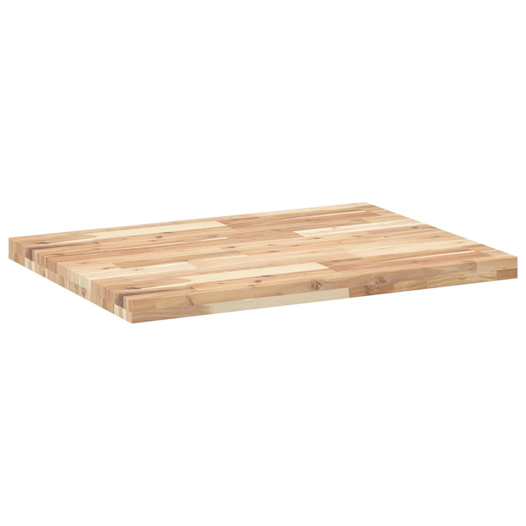 vidaXL Bordsskiva obehandlad 100x60x4 cm massivt akaciaträ