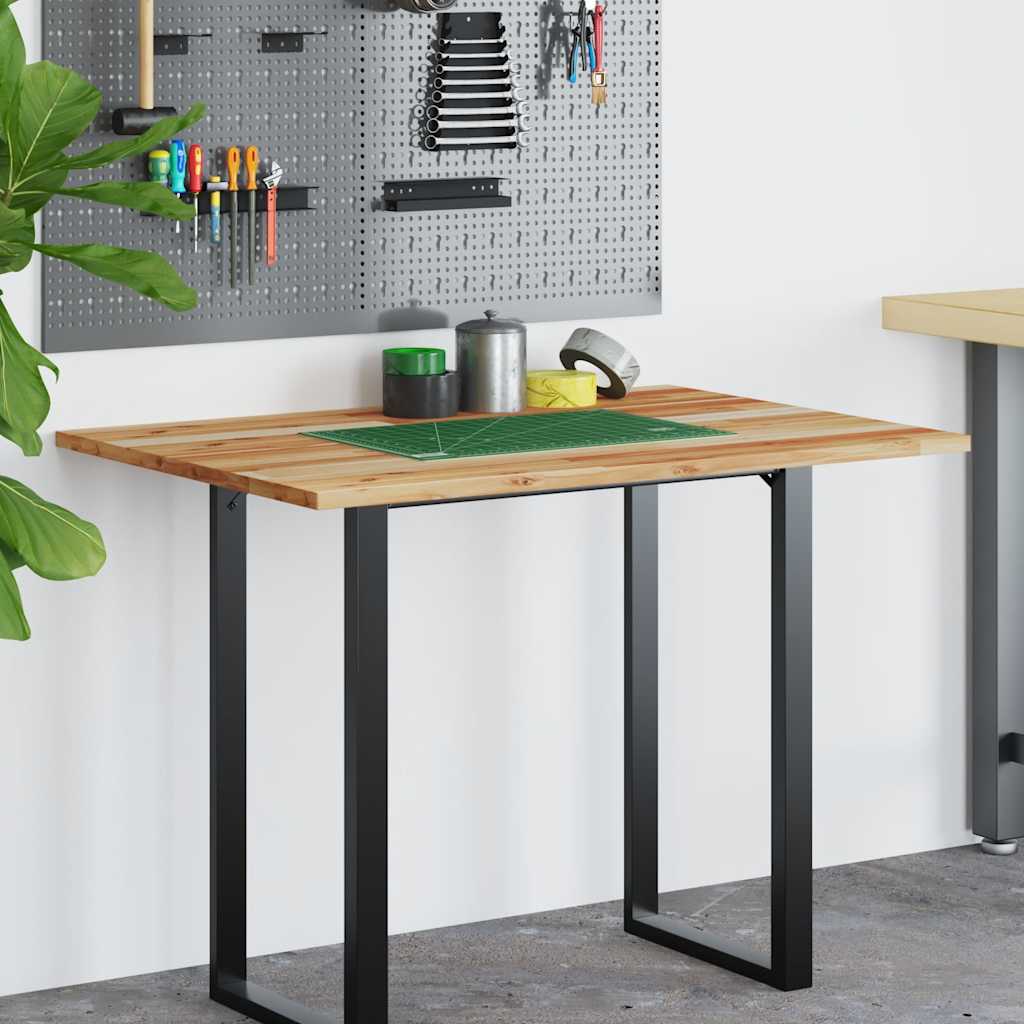 vidaXL Bordsskiva behandlad 120x70x2 cm massivt akaciaträ