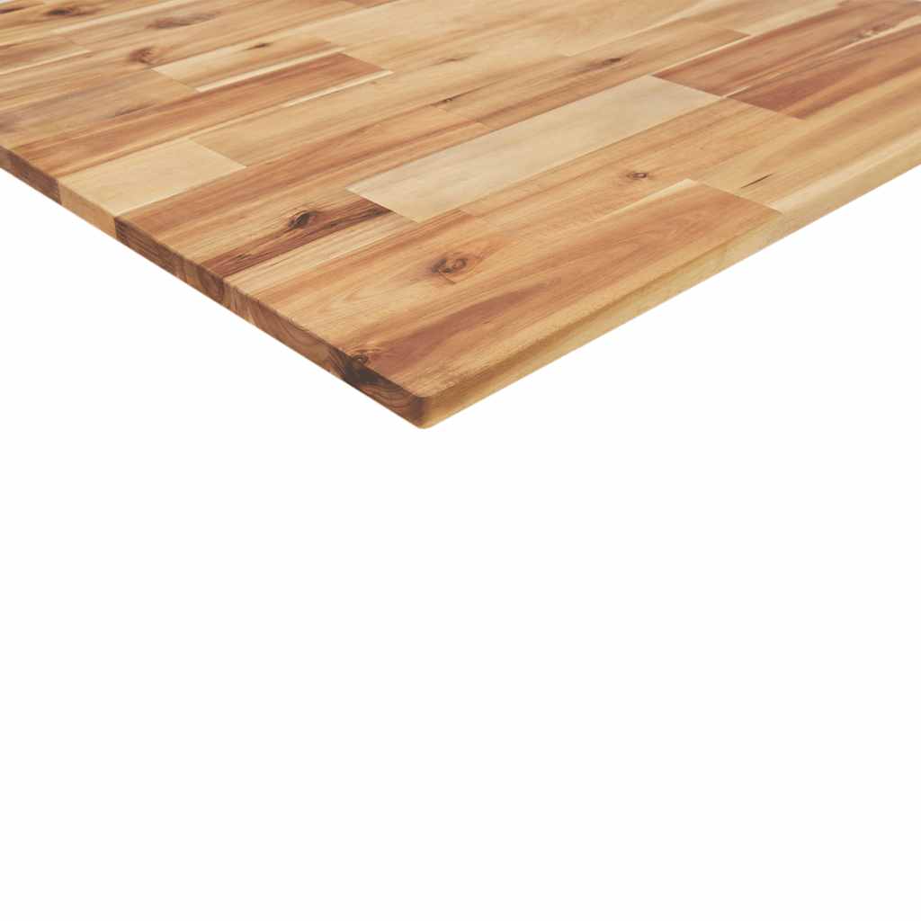 vidaXL Bordsskiva behandlad 100x80x2 cm massivt akaciaträ