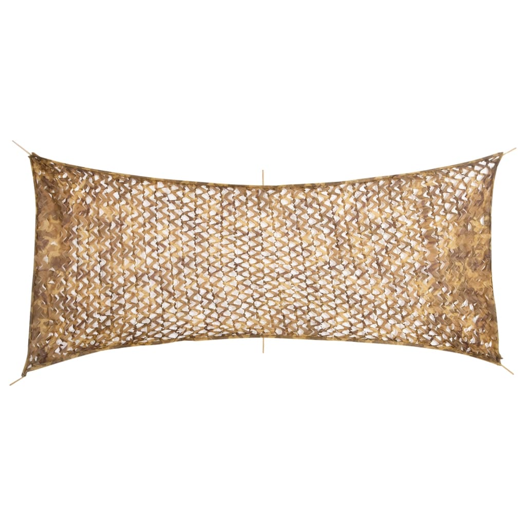 vidaXL Camouflagenät med förvaringsväska 409x206 cm sand