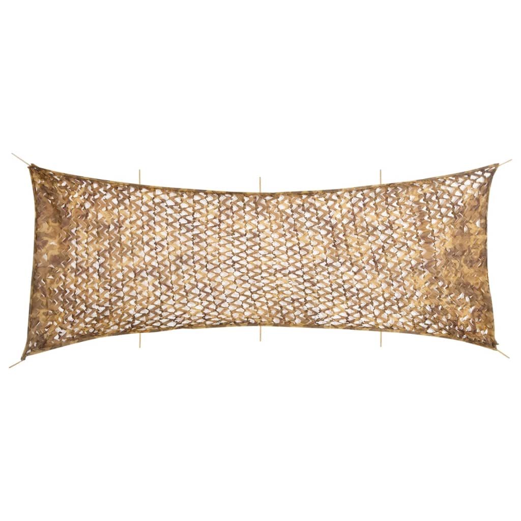 vidaXL Camouflagenät med förvaringsväska 833x297 cm sand