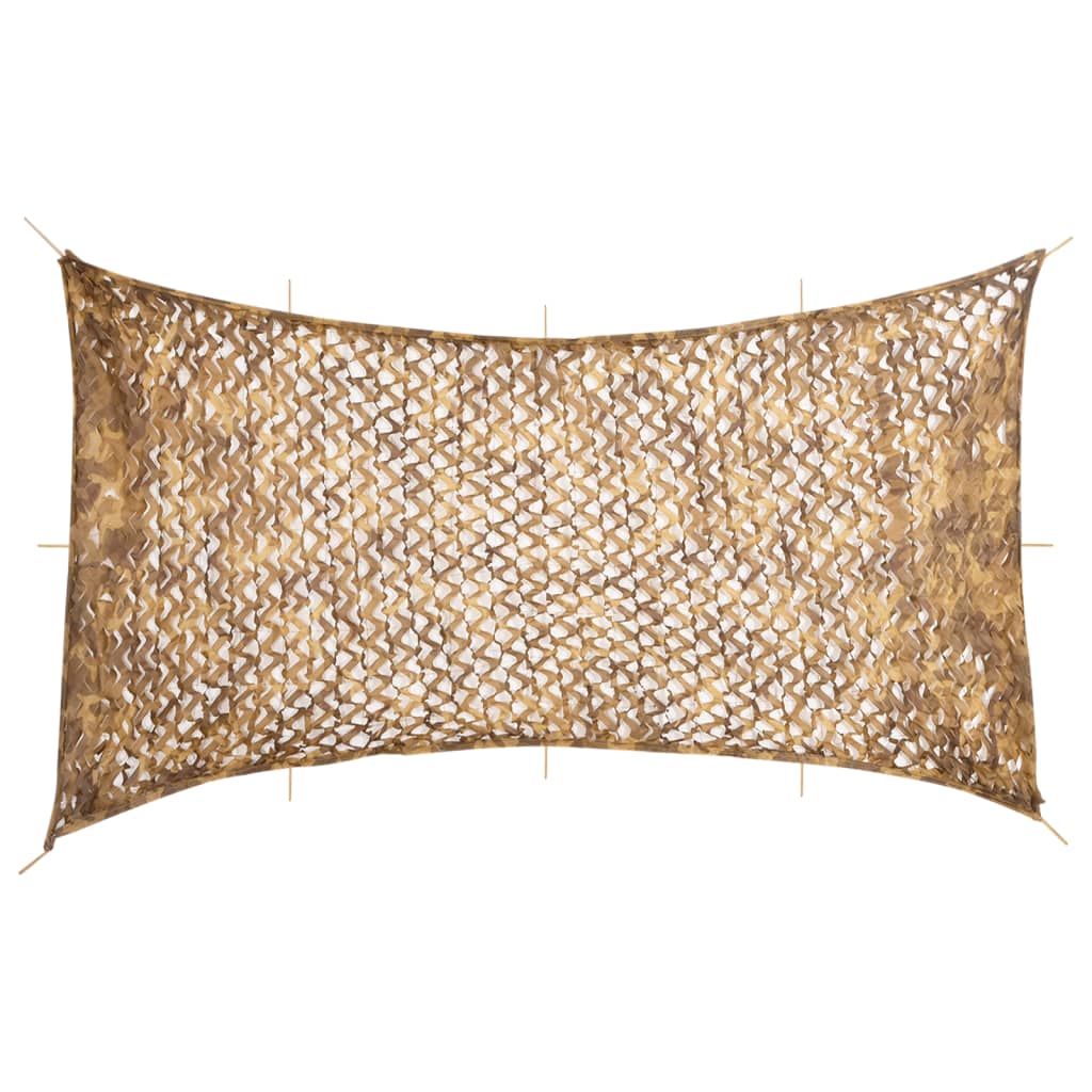 vidaXL Camouflagenät med förvaringsväska 816x520 cm sand