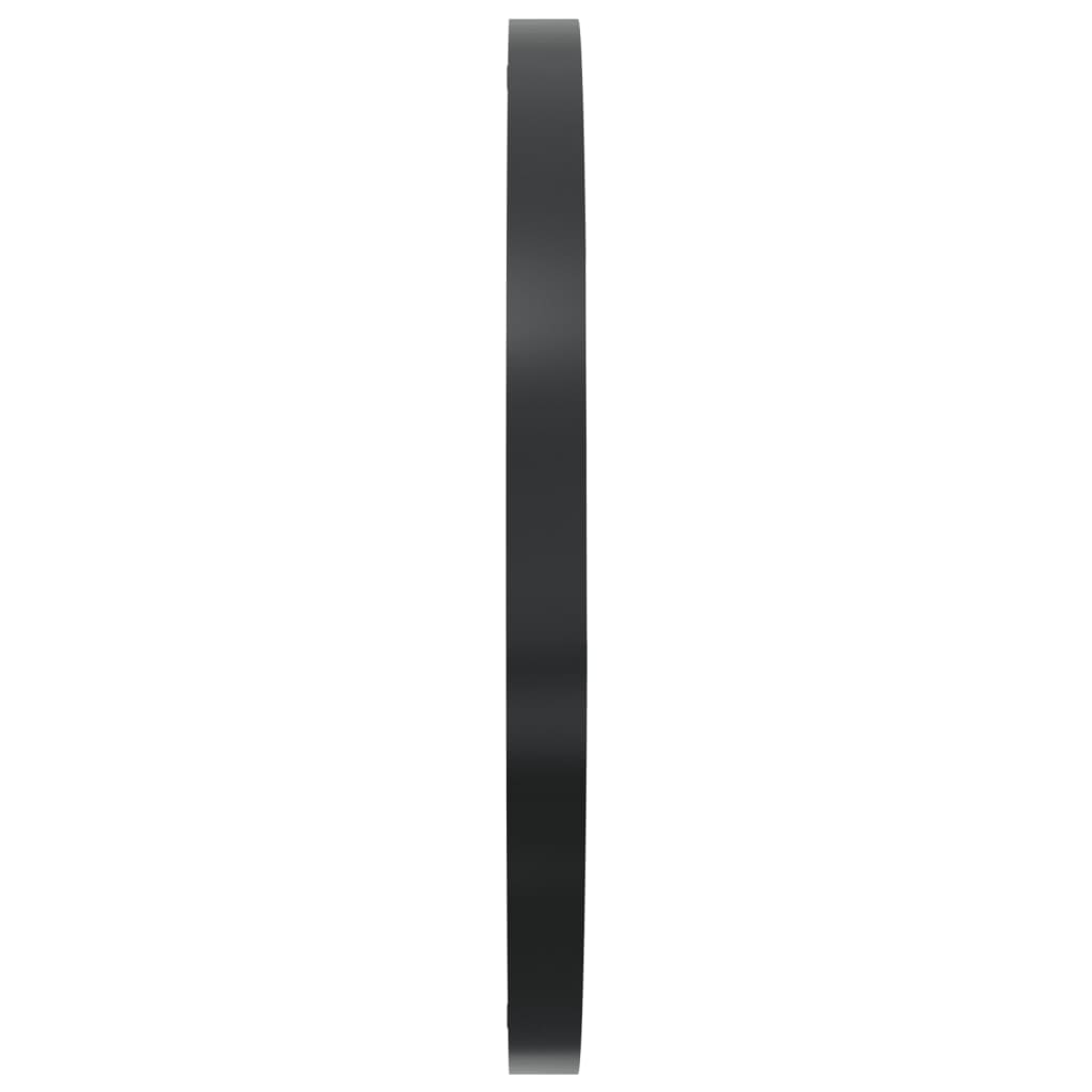 vidaXL Väggklocka brun Ø35 cm järn och ekträ
