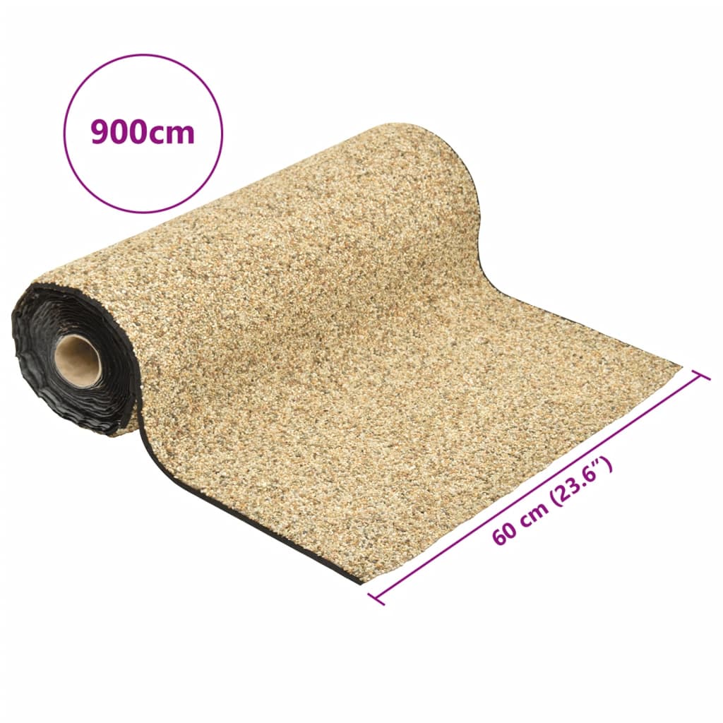 vidaXL Kantmatta naturlig sand 900x60 cm
