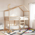 vidaXL Tak till barnsäng 213x85,5x144,5 cm massiv furu