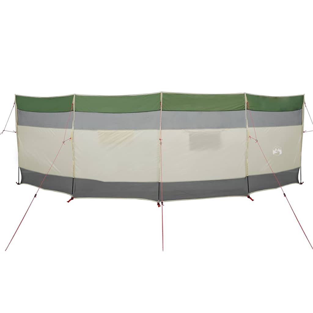 vidaXL Vindskydd för camping grön 510x153 cm vattentät