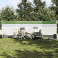 vidaXL Vindskydd för camping grön 510x153 cm vattentät