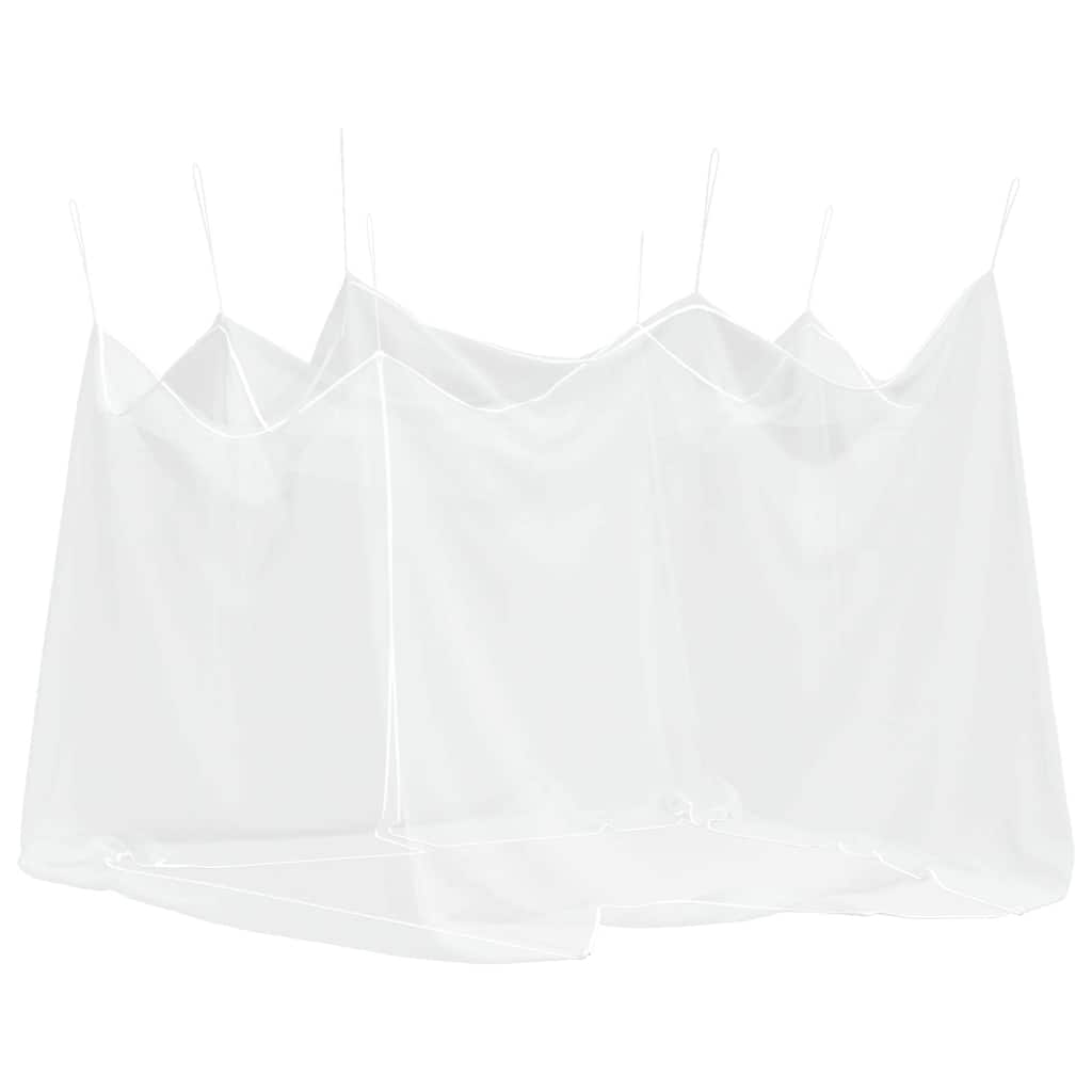 vidaXL Myggnät för utomhus 220 mesh vit 300x300x250 cm