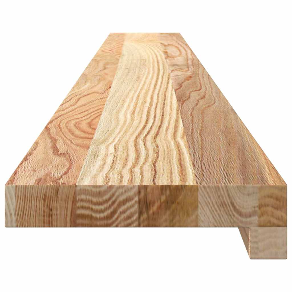 vidaXL Fönsterbänkar 2 st obehandlad 140x15x2 cm massiv ek