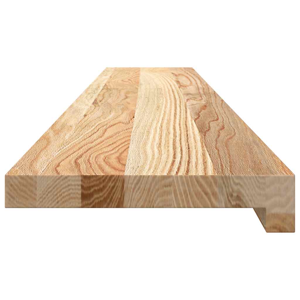 vidaXL Fönsterbänkar 2 st obehandlad 120x20x2 cm massiv ek