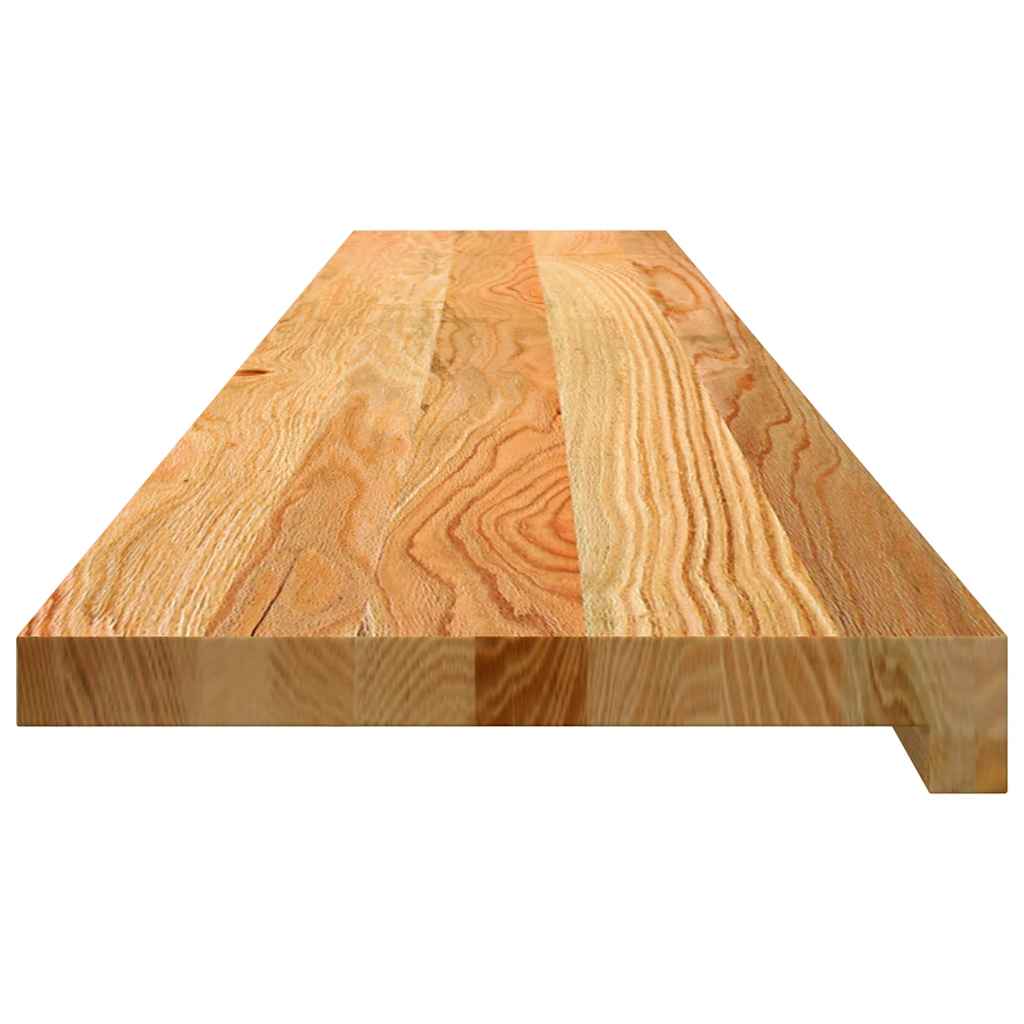 vidaXL Fönsterbänkar 2 st ljusbrun 140x30x2 cm massiv ek