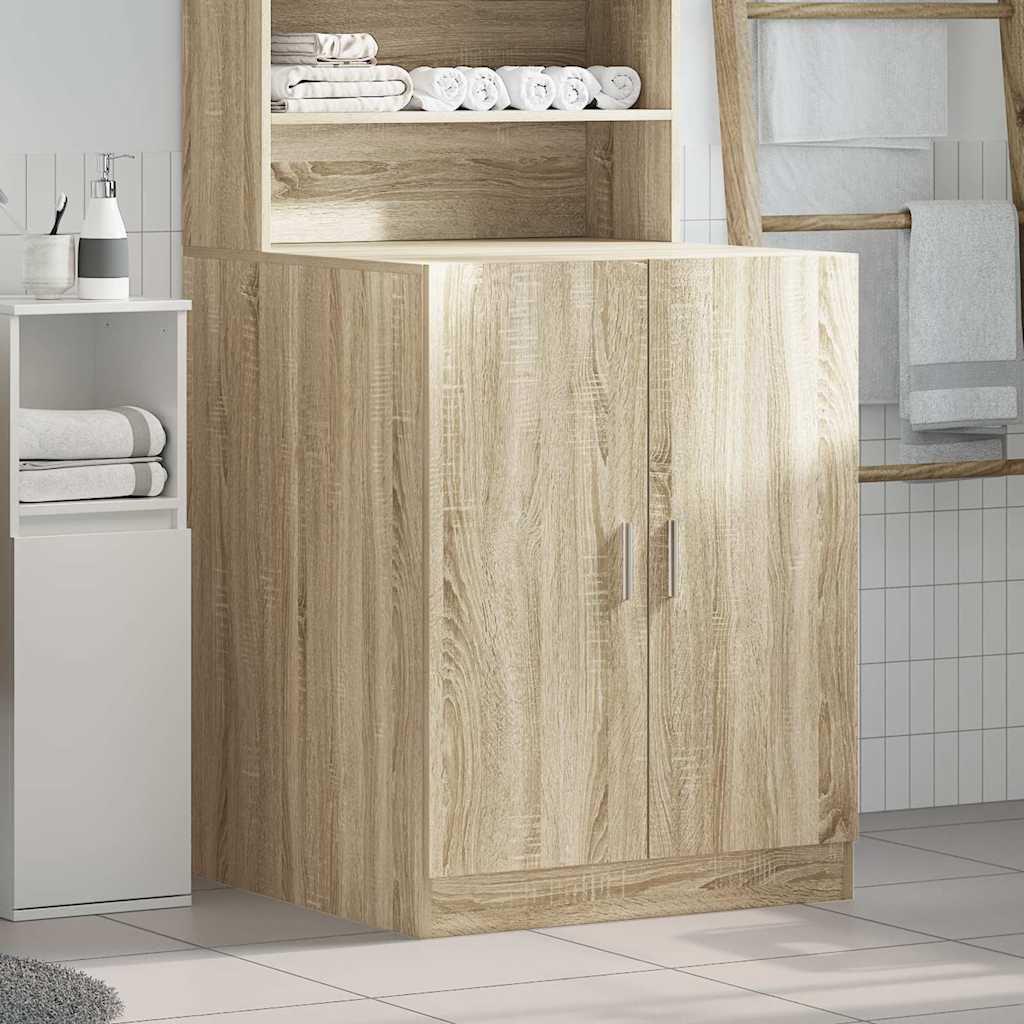 vidaXL Tvättmaskinsskåp sonoma-ek 70,5x71,5x91,5 cm