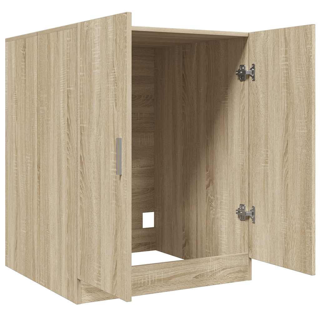 vidaXL Tvättmaskinsskåp sonoma-ek 70,5x71,5x91,5 cm