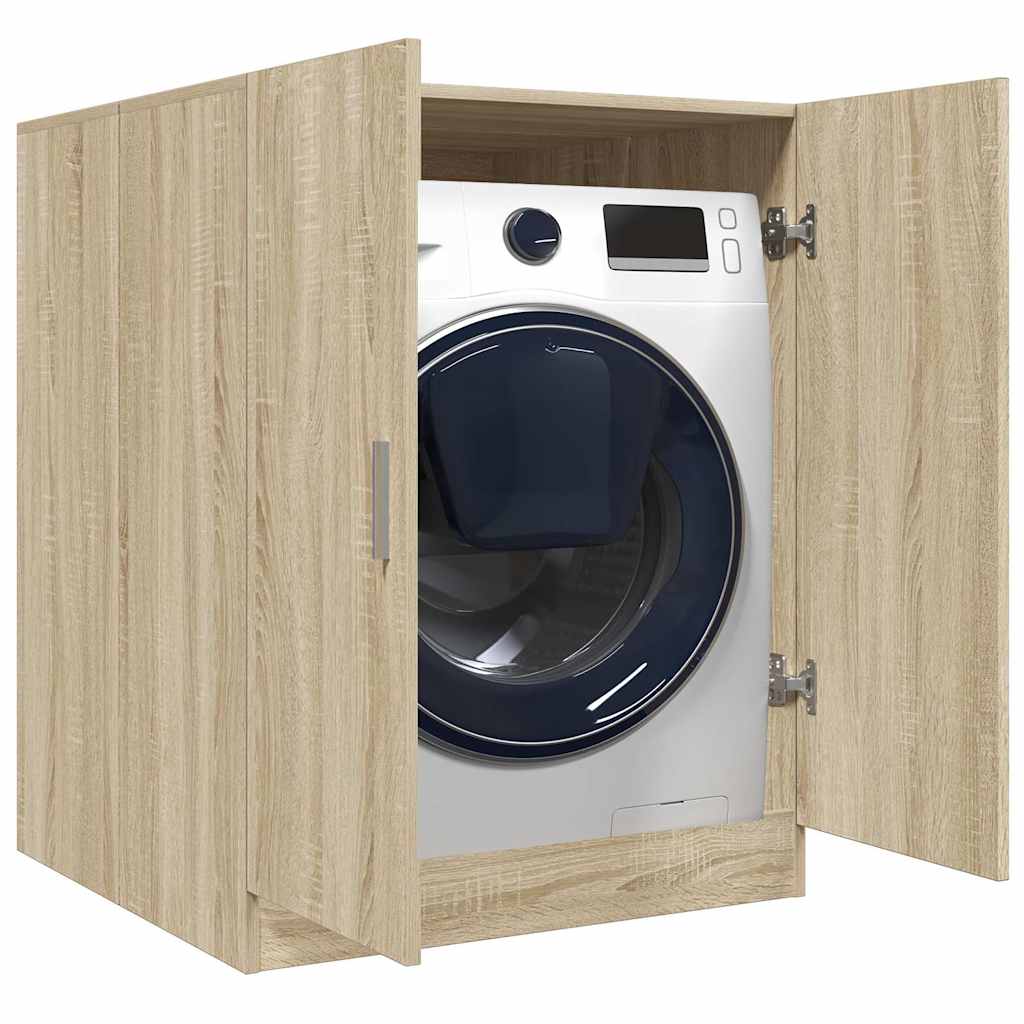 vidaXL Tvättmaskinsskåp sonoma-ek 70,5x71,5x91,5 cm