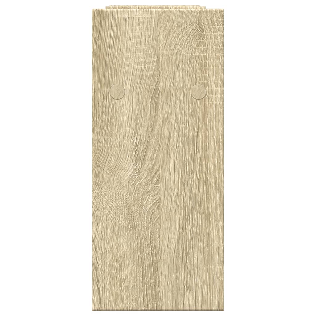 vidaXL Skrivbordshylla sonoma-ek 34,5x15,5x35,5 cm konstruerat trä