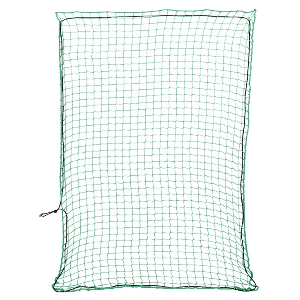 vidaXL Lastnät med elastiskt rep grön 4x3 m PP