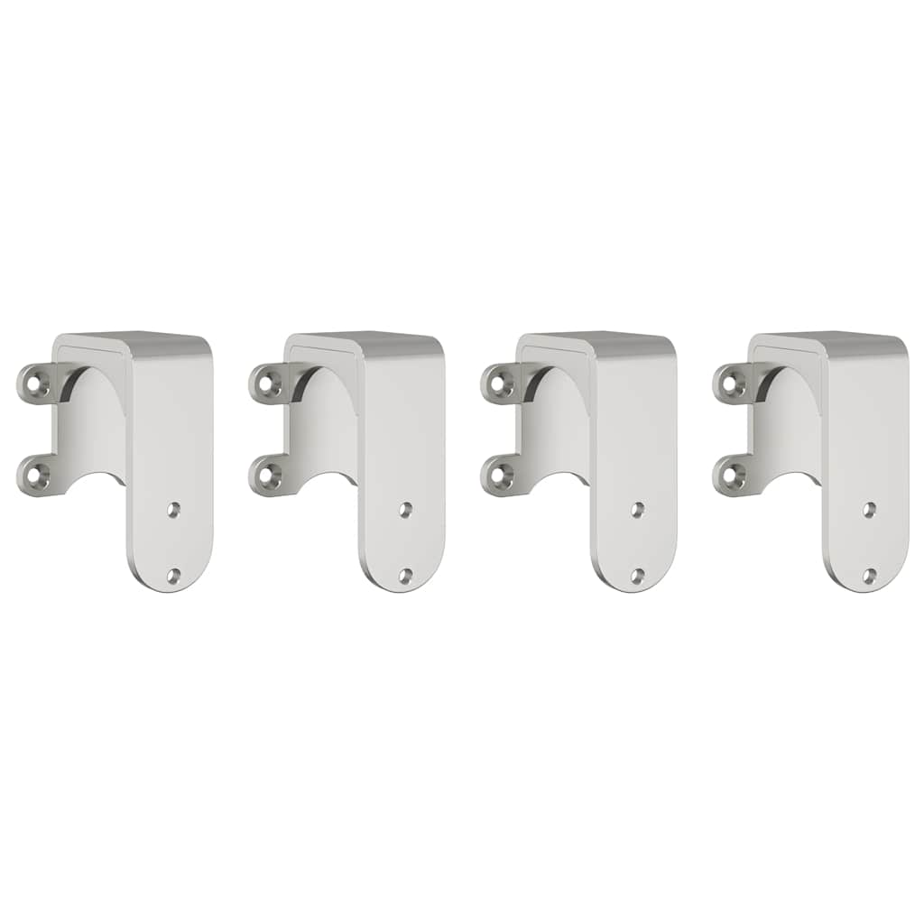 vidaXL Skjutdörrsbeslag 366 cm rostfritt stål silver