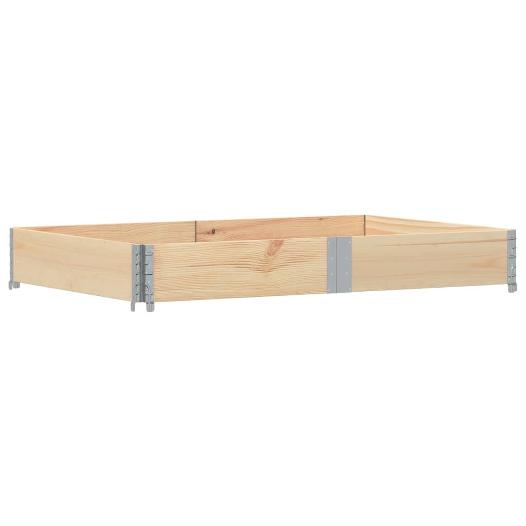 vidaXL Pallkrage 150x100 cm massivt furu