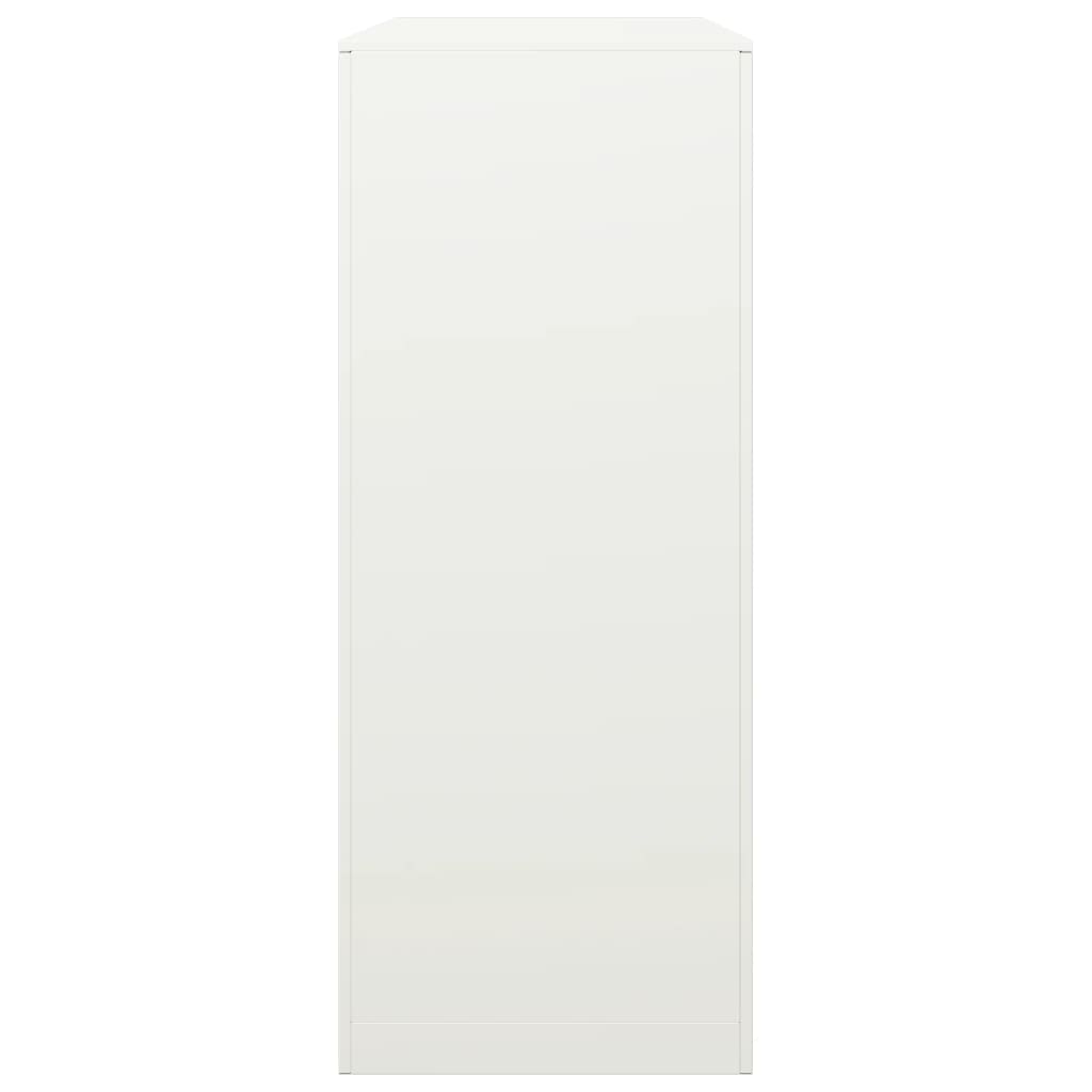 vidaXL Vedställ vit 100x40x100 cm stål